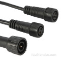 2pin Nylon M16 Connettore cavo CC a prova di acqua